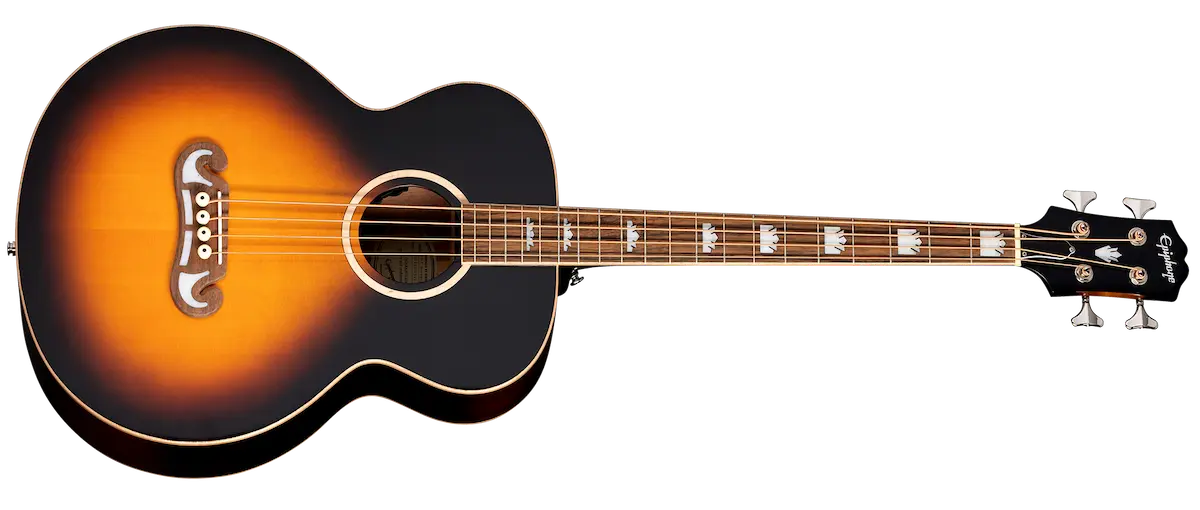 Epiphone El Capitan J200 Studio Bass Fishman Sonitone Agd Vtge Sbst Gloss