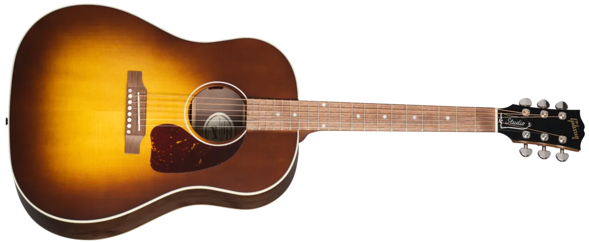 Gibson J-45 Studio Walnut Satin Walnut Burs