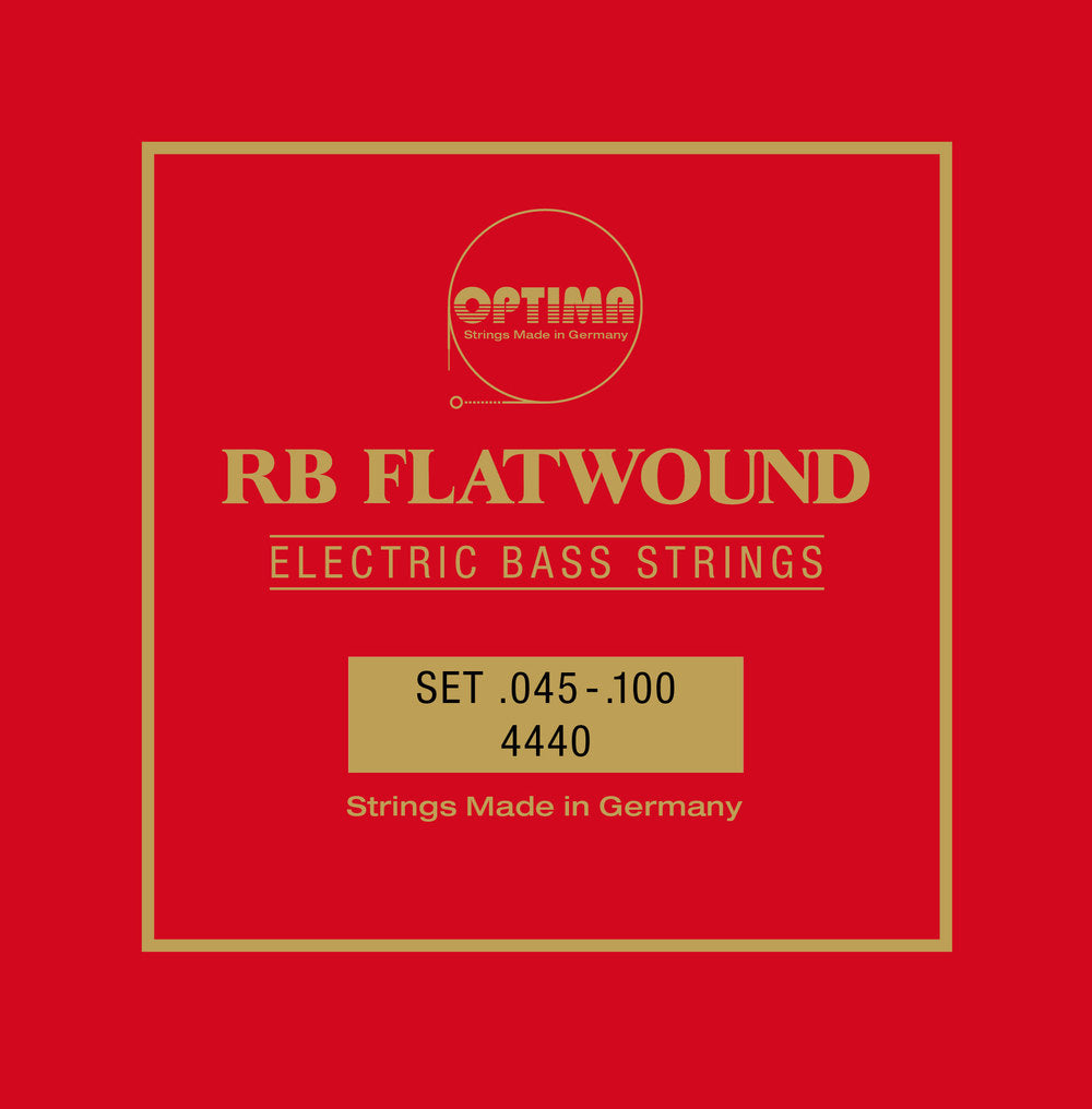Sähköbasson kielet Optima 4440 RB RB Rickenbacker flatwound, hiottu.; Sarja 4-kielinen