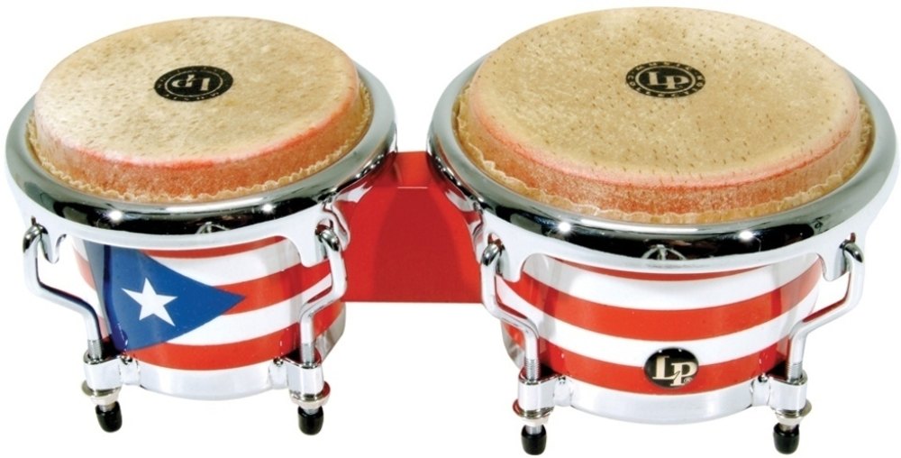 Bongo Mini Tunable Puerto Rican Flag