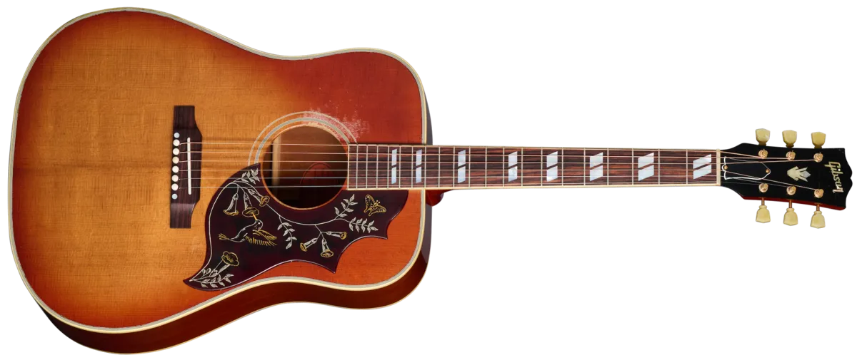 Gibson 1960 Hummingbird Heavy Aged Washed Cherry Sunburst