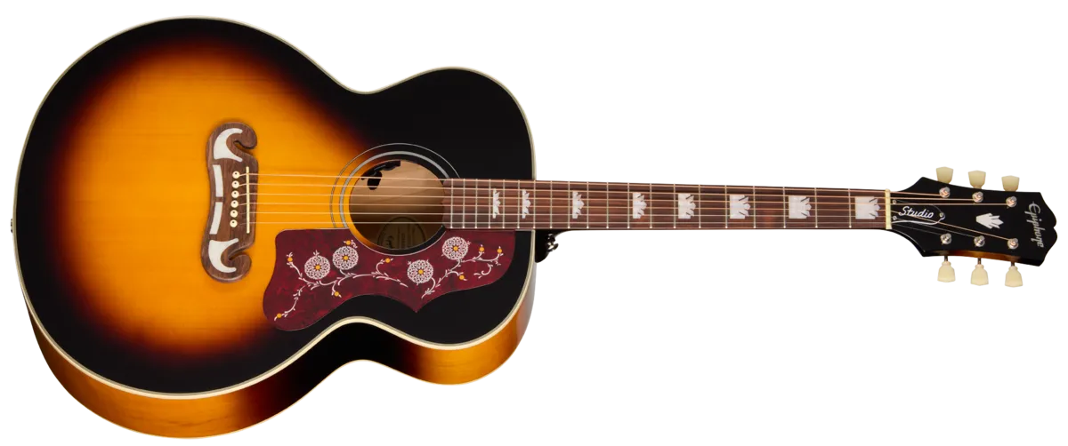 Epiphone J-200 Studio Vintage Sunburst