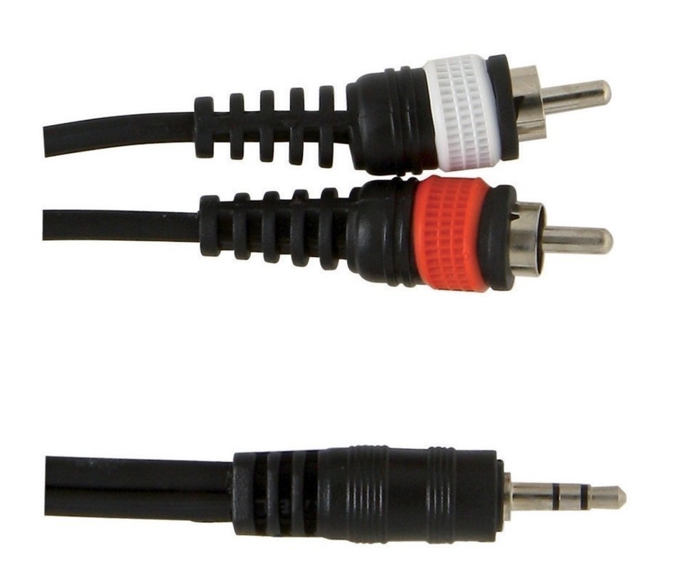 Basic Line Y-kaapeli 3.5mm Stereo - 2x RCA