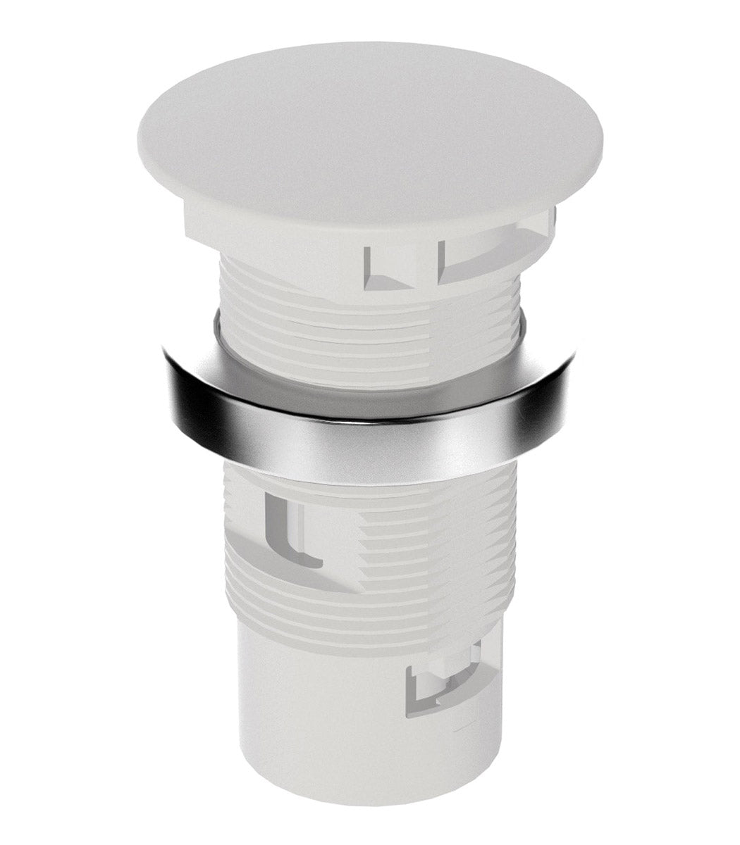 Flexible white shockmount fixture