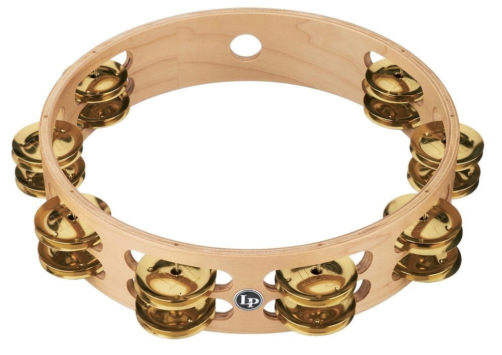 Latin Percussion LP380B-BR Pro 10" Double Row Tambourine