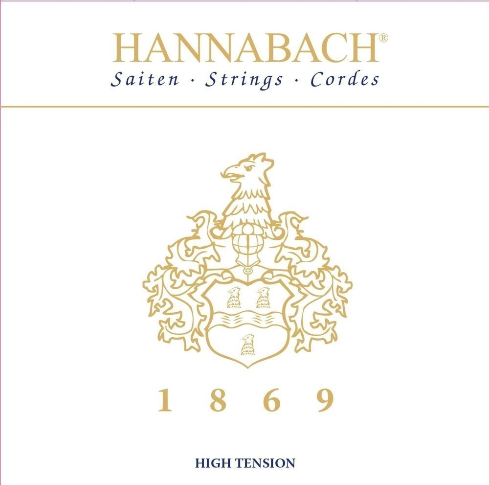 Klassisen kitaran kielet Serie 1869 Carbon/Gold HT 3:n bassokielen Setti