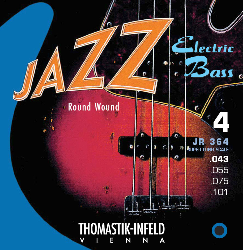 Sähköbasson kielet Jazz Bass series nickel round wound roundcore 0.101