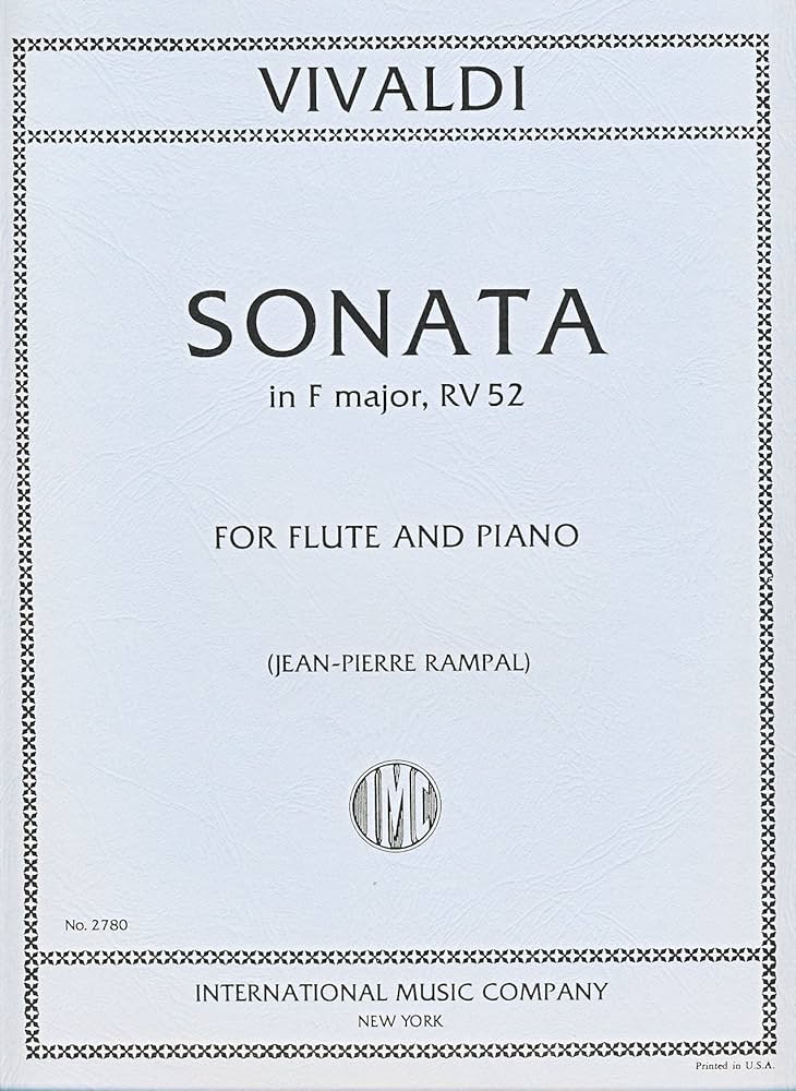 VIVALDI SONATA F-MAJOR RV52 FLUTE+ PIANO