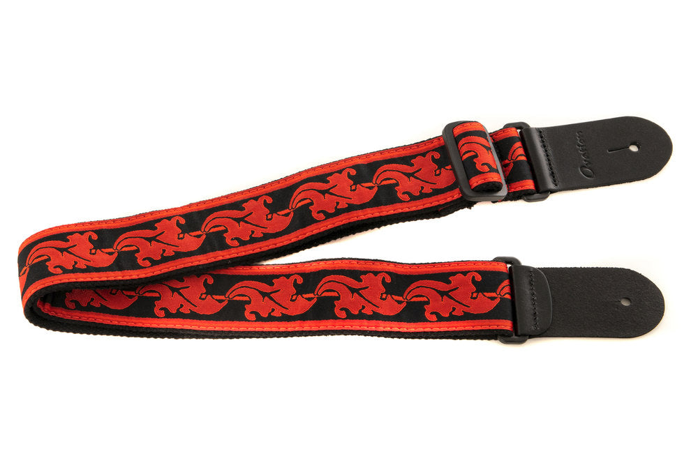 Kitarahihna Signature Nylon Ruby Red/Black (531703)