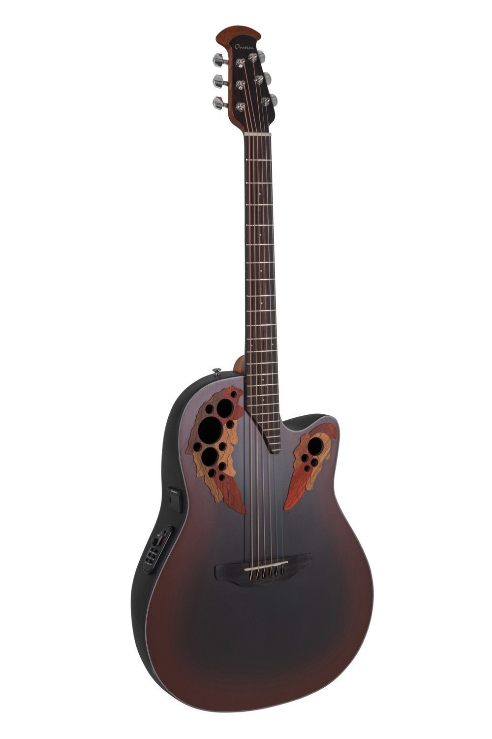 Ovation Celebrity Elite Mid Cutaway - Reverse Red Burst