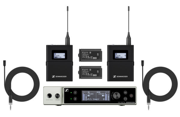 Sennheiser EW-DX MKE 2 SET (Y1-3) digitaalinen langaton lavalier-järjestelmä