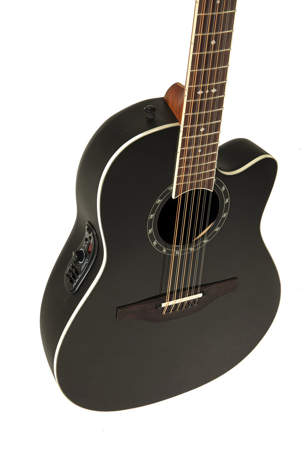 Standard Balladeer Deep Contour Cutaway 12-string Black