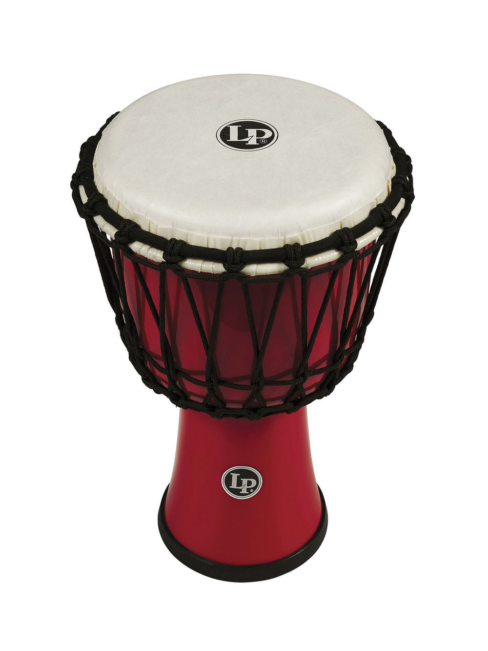 LP World 7" Rope Tuned Circle Djembe - Punainen