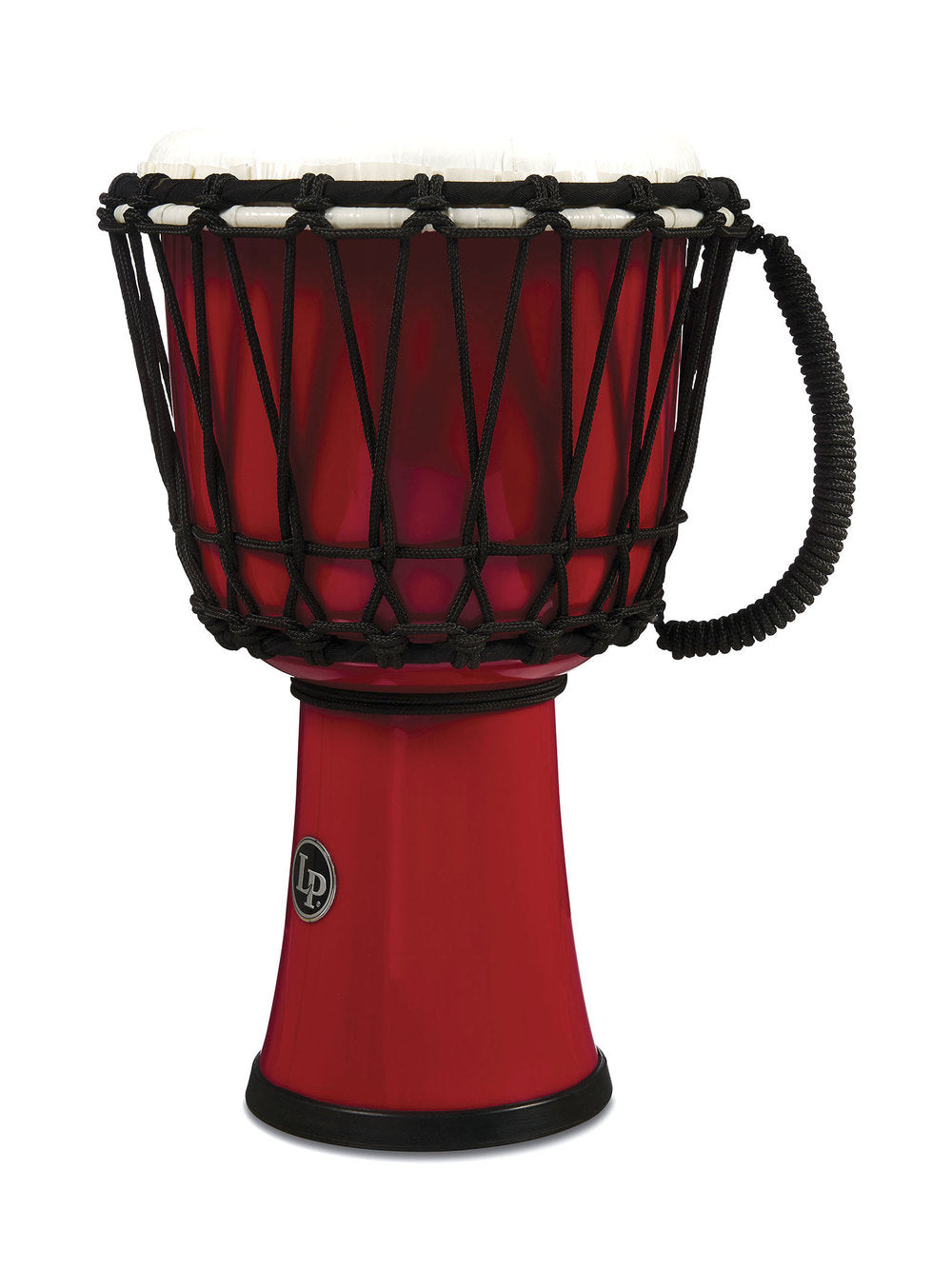LP World 7" Rope Tuned Circle Djembe - Punainen