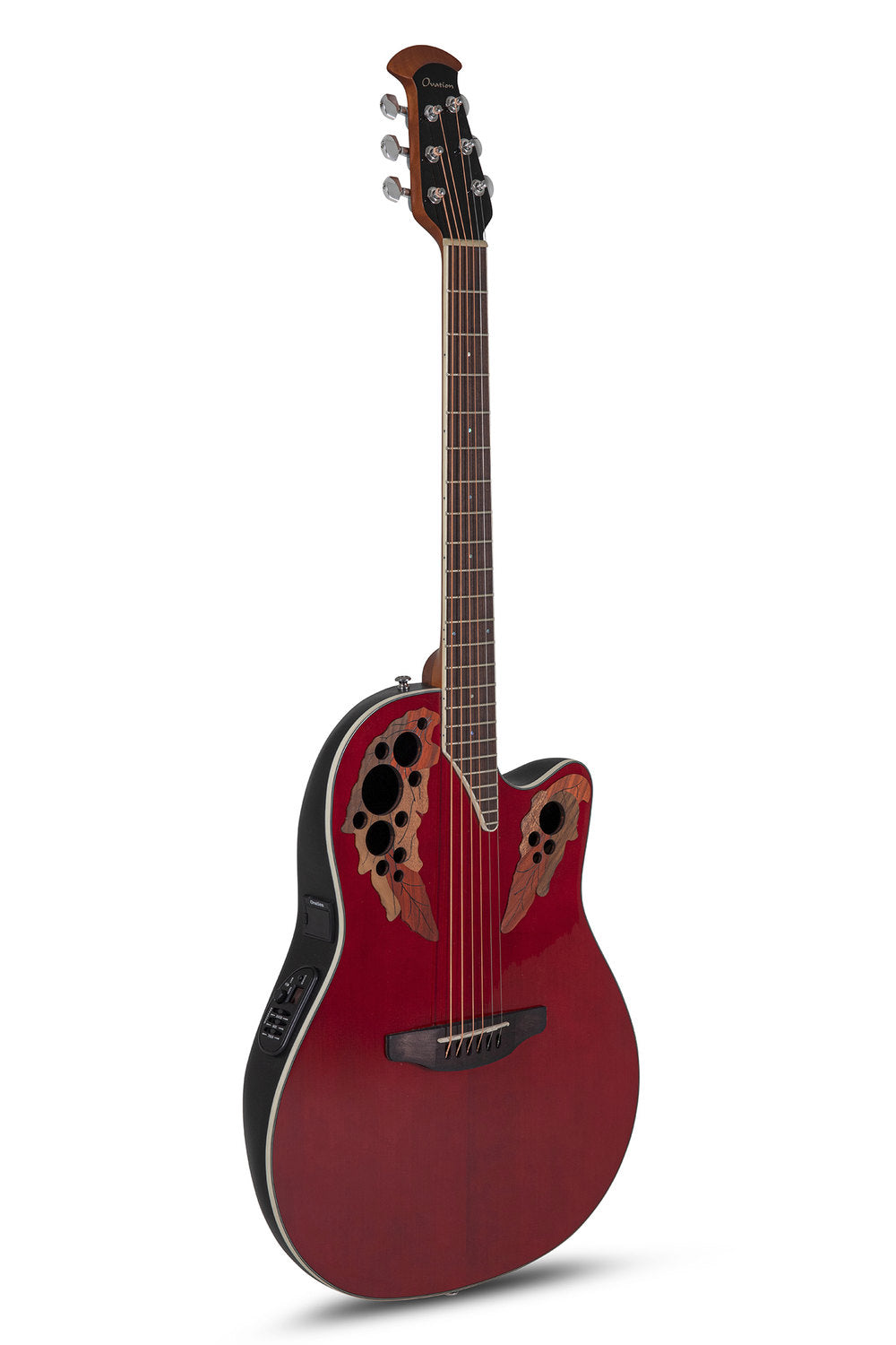 Elektro-akustinen kitara Celebrity Elite Super Shallow Cutaway Ruby Red
