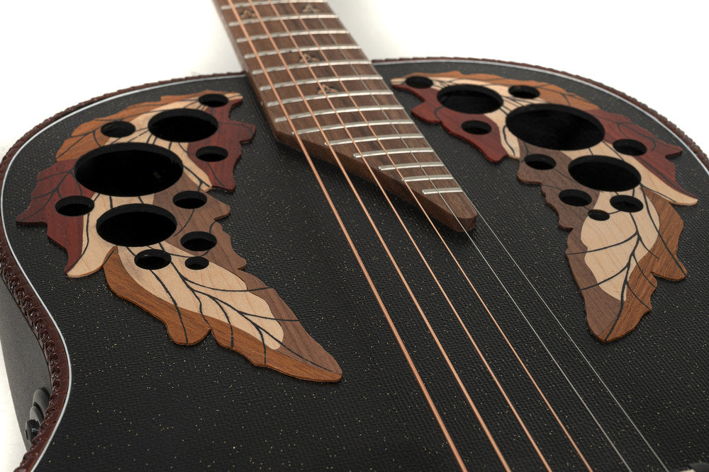 Elektro-akustinen kitara 1687GT Deep Non-Cutaway Black