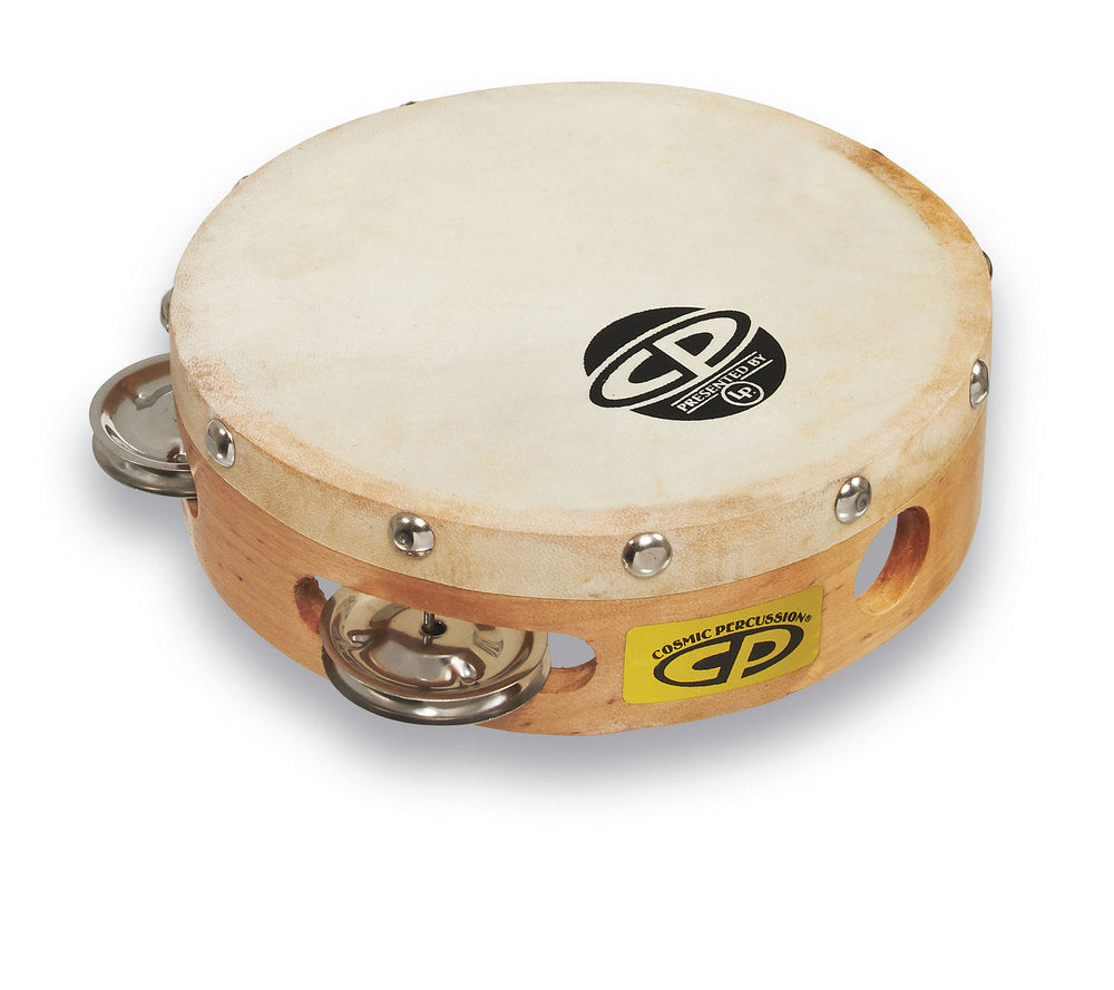 Latin Percussion CP Wood Tambourine 6", Single Row