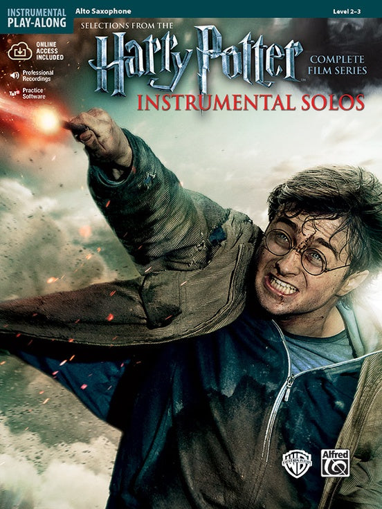 SELECTIONS FROM HARRY POTTER COMPLETE FILM SERIES ALTO SAX + ONLINE AUDIO