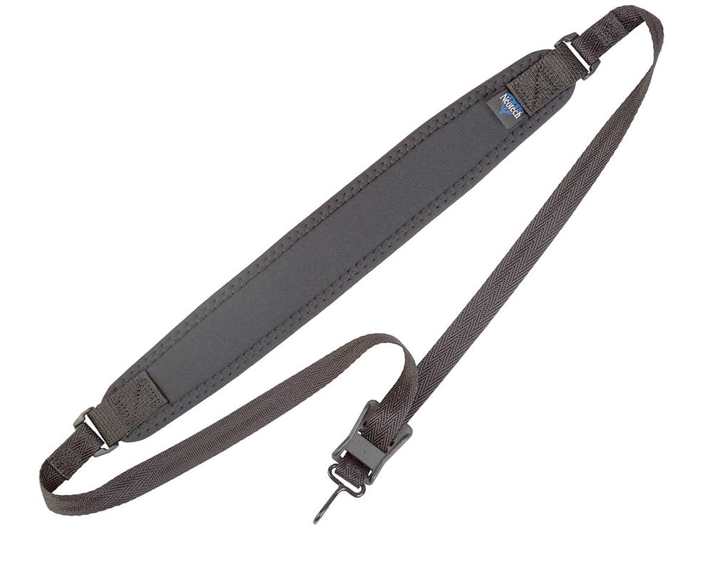 Saksofonin hihna Classic Musta XL, pituus 48,3 - 66 cm