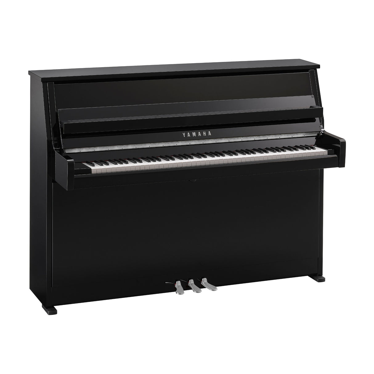 B10 PEC akustinen piano, musta kiiltävä kromi