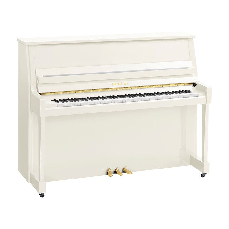 B20 akustinen piano valkoinen kiiltävä