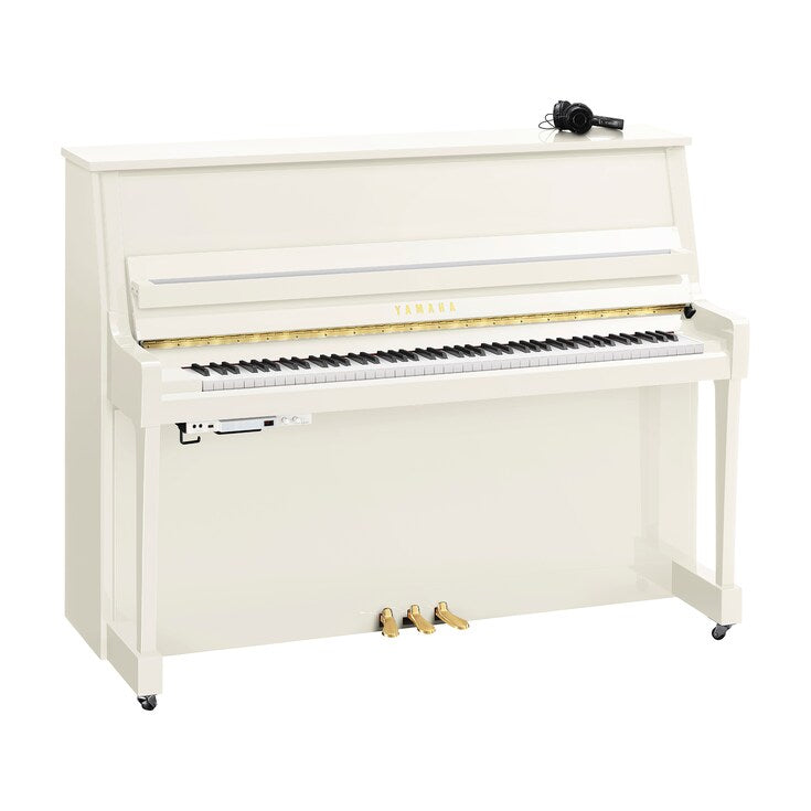 B20 Silent Piano kiiltävä valkoinen