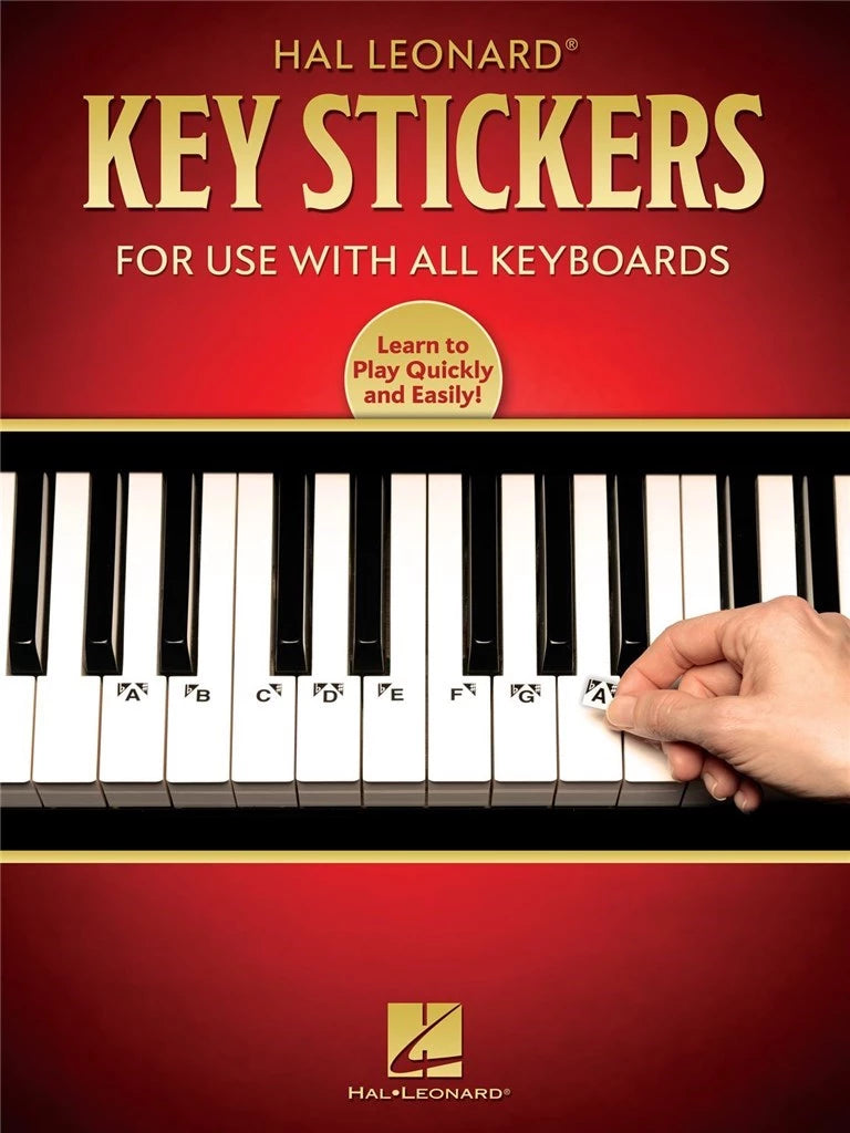 KEY STICKERS Piano, Keyboard or Organ