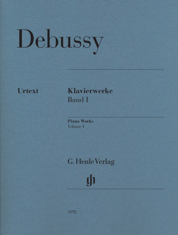 DEBUSSY PIANO WORKS I HENLE URTEXT