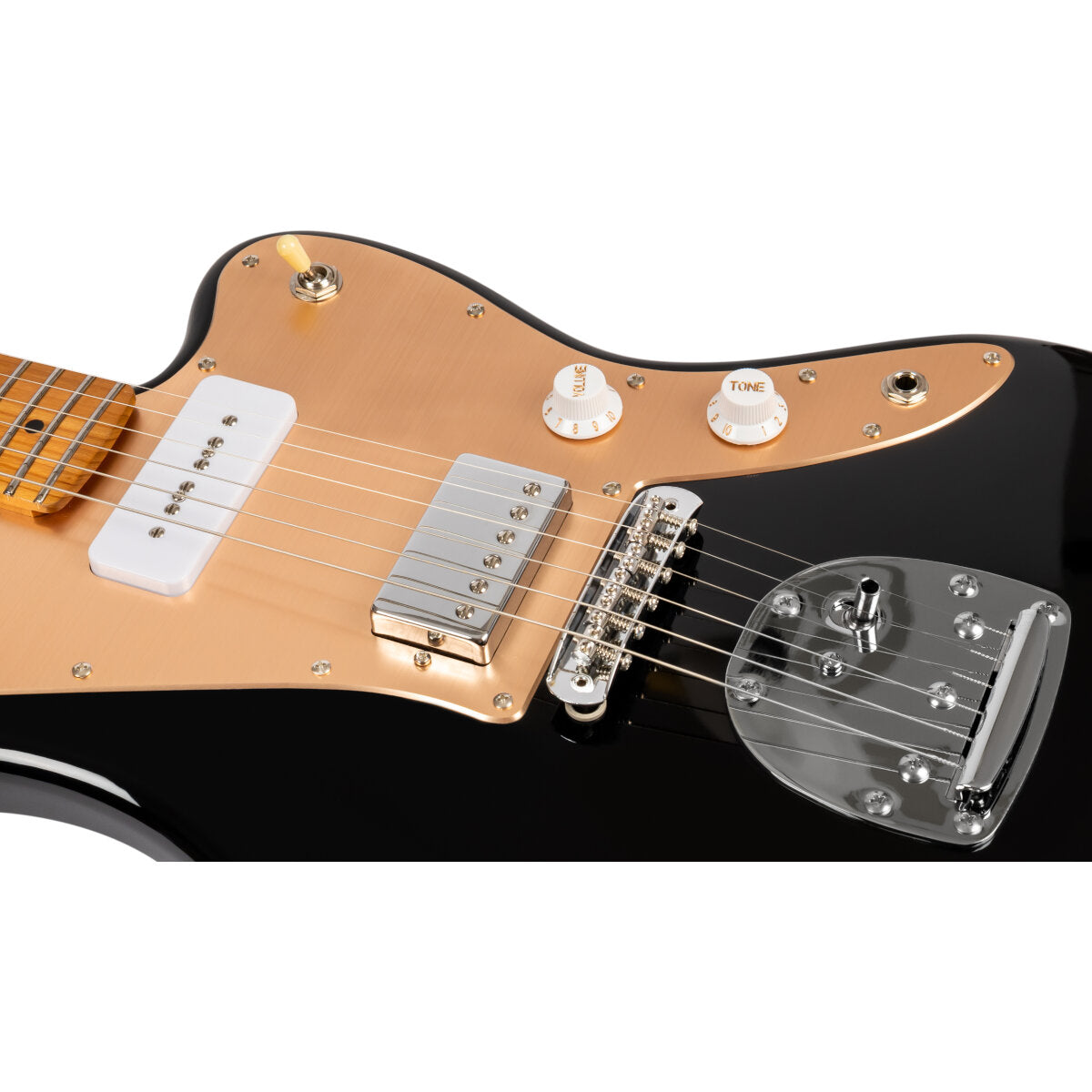 Jet Guitars JJ-350 Black Gold Trem