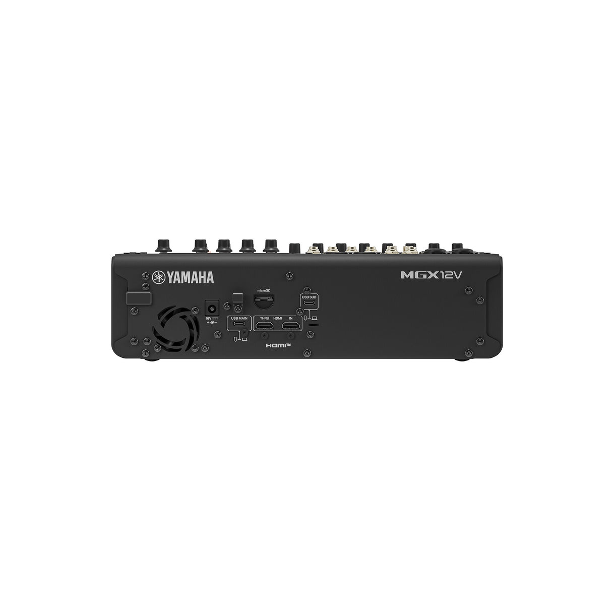 Kompakti 12-kanavainen Digitaalinen mikseri HDMI liitännällä.