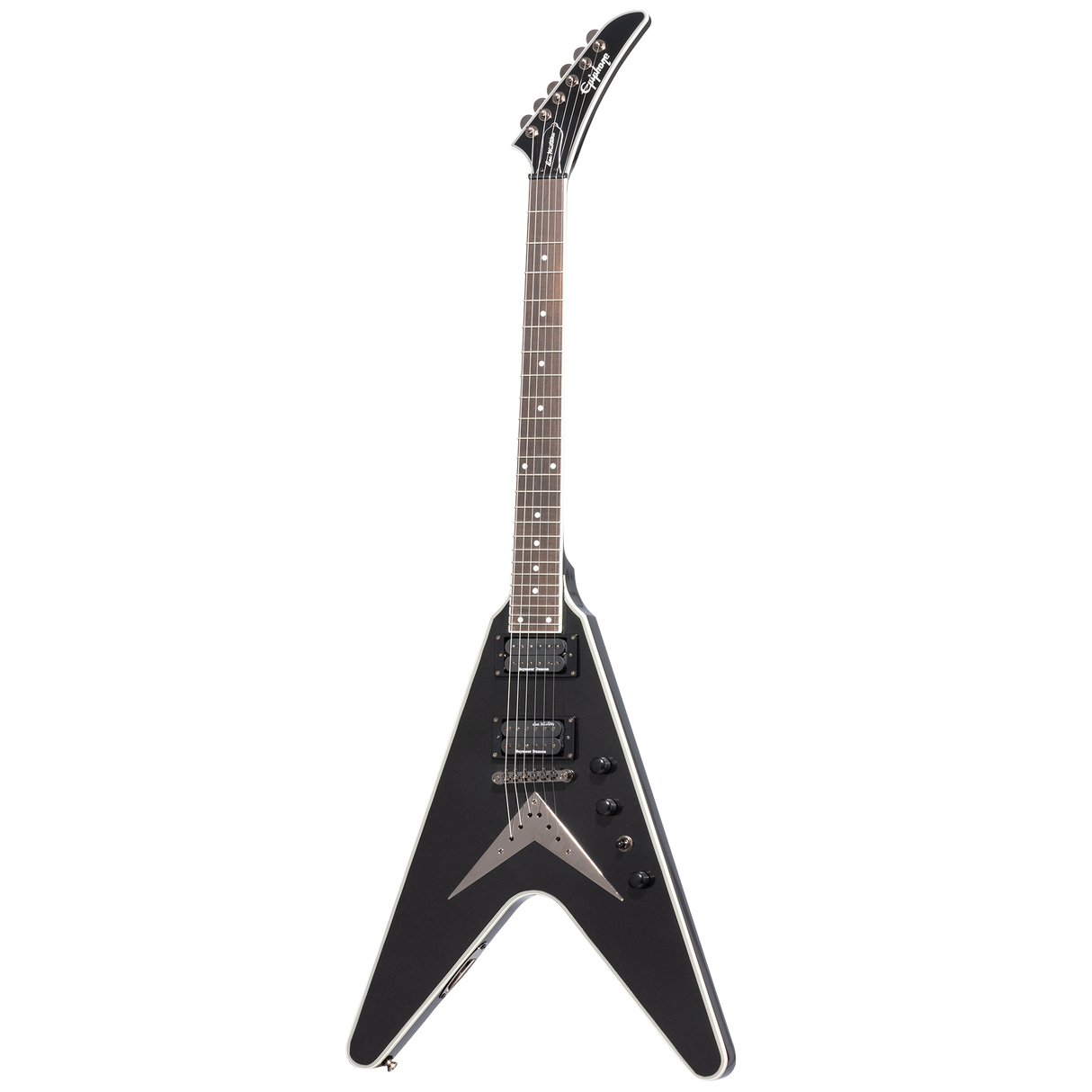 Mustaine Flying V Custom Black Metallic
