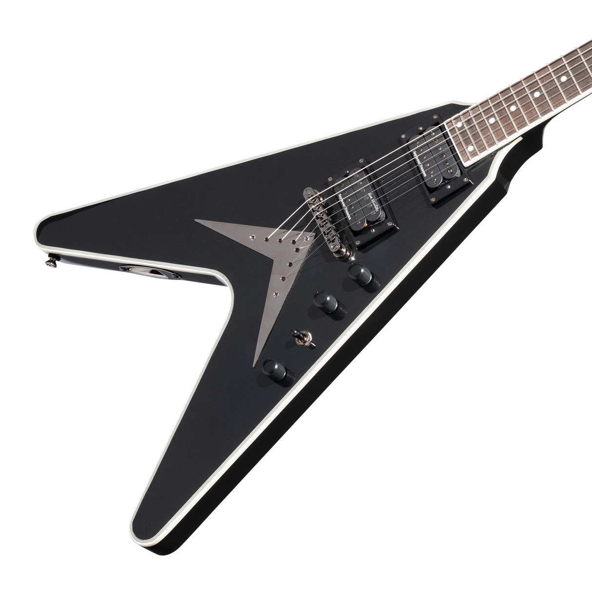 Mustaine Flying V Custom Black Metallic