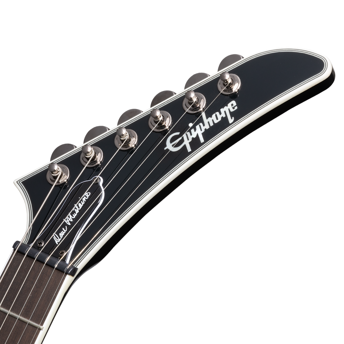 Mustaine Flying V Custom Black Metallic