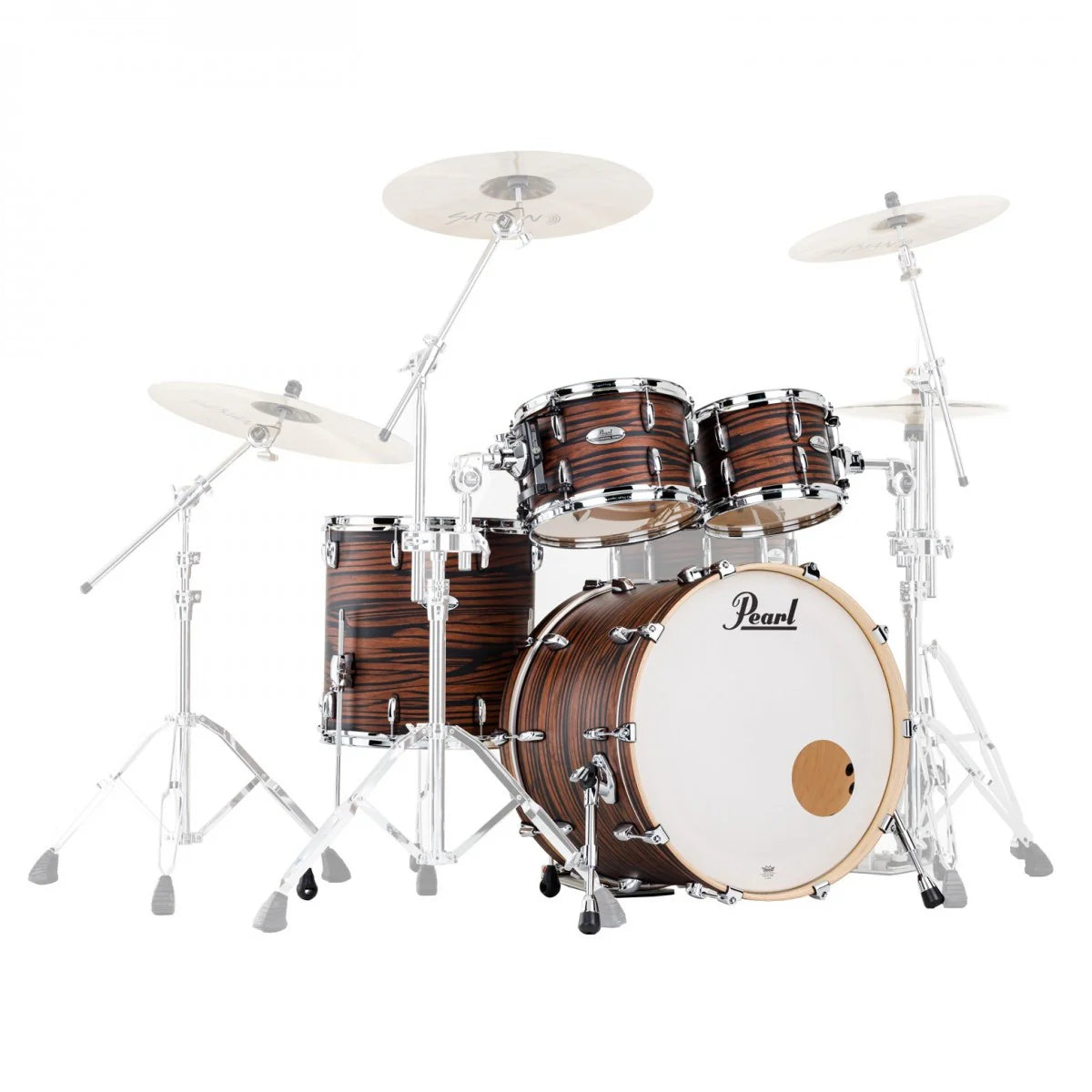 Pearl PMX924XSP Shell set, Matte Mocha Swirl