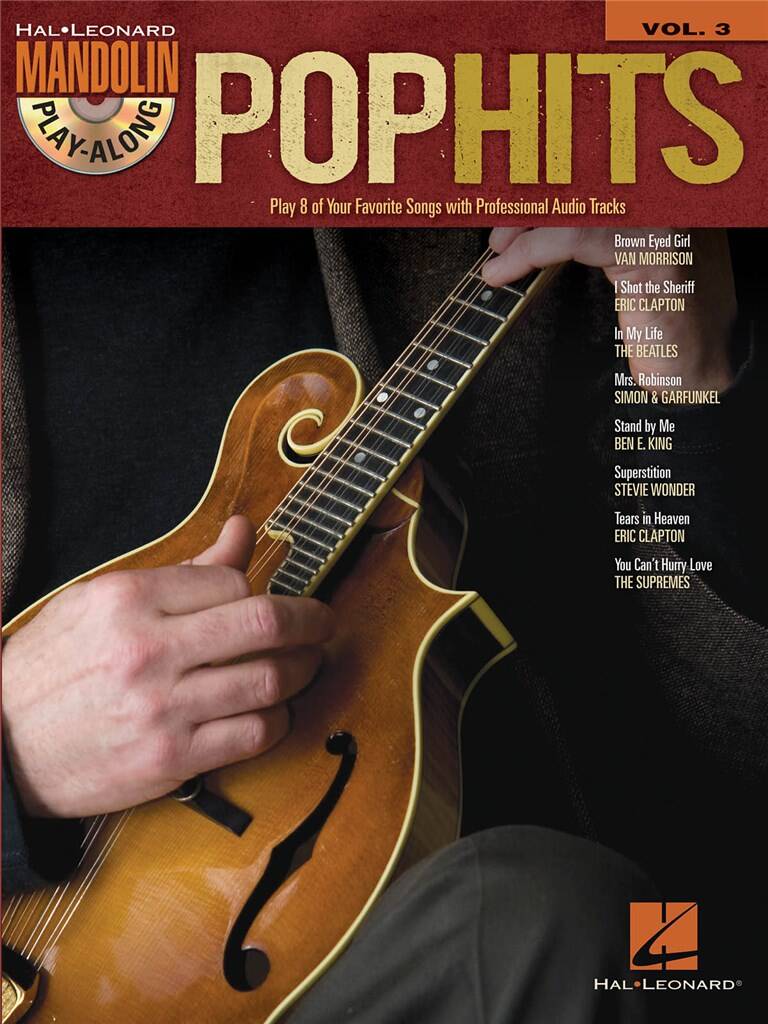 POP HITS FOR MANDOLIN +CD MANDOLIN PLAY-ALONG VOL.3