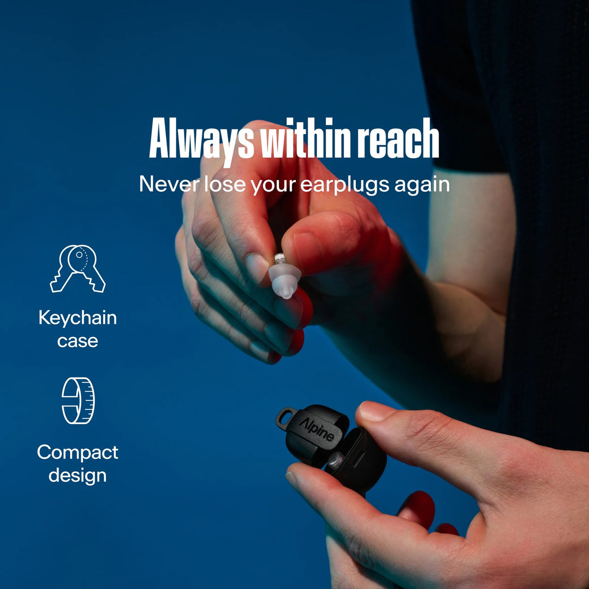 PartyPlug Pro korvatulpat, läpinäkyvä