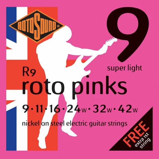 R9 NICKEL WOUND 9-42 ROTO PINK