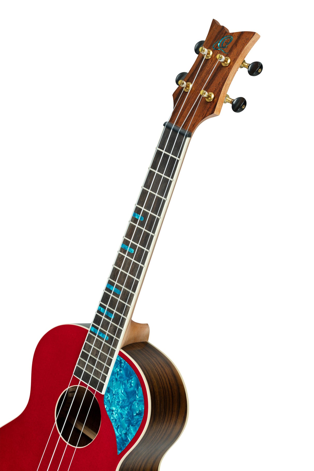 RUGHSRT Ghost Series tenoriukulele, punainen