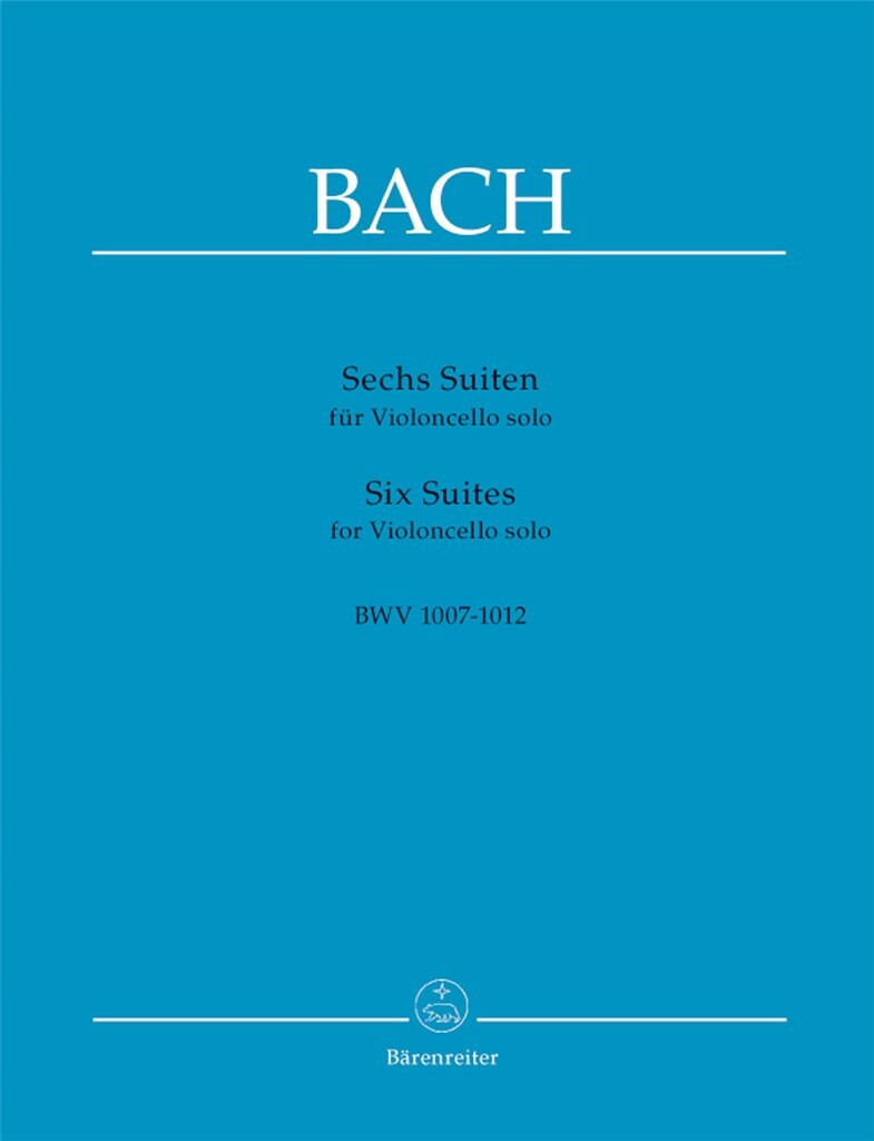 BACH 6 SUITES BWV1007-1012 WENZINGER CELLO