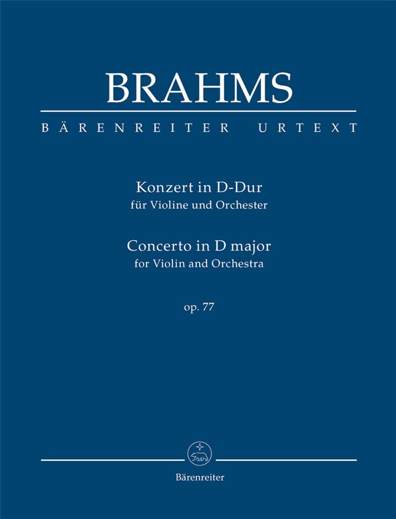 BRAHMS CONCERT D OP.77 STUDY SCORE