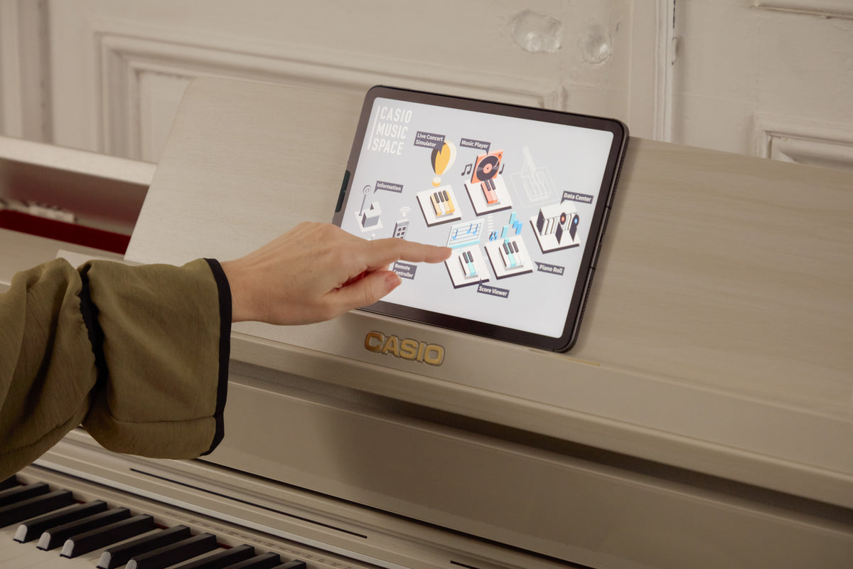 AP-750GB digitaalipiano, harmaa beige