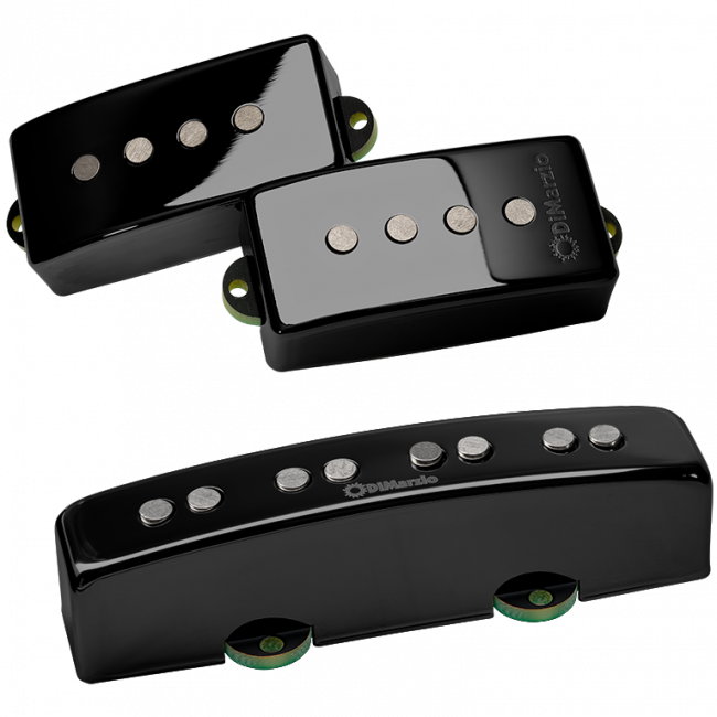 DiMarzio DP306 Sixties PJ setti, Gloss Blac