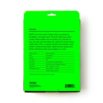 MXR Pro Series Coil Cable 3m Glow in the Dark