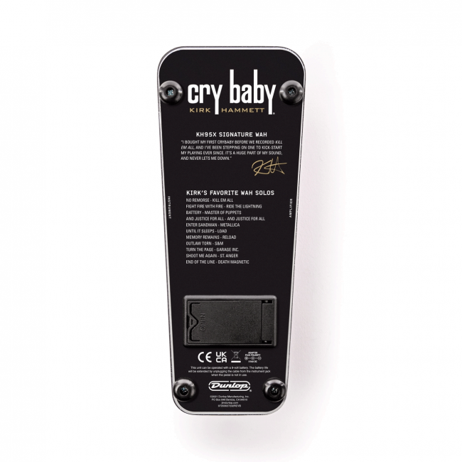 Dunlop KH95X Kirk Hammett Collection Wah W