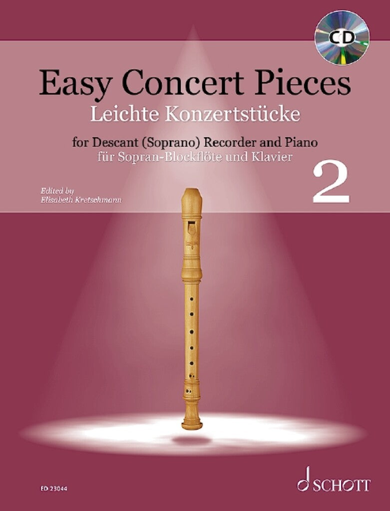 EASY CONCERT PIECES 2 +CD RECORDER+PIANO, ARR KRETSCHMANN