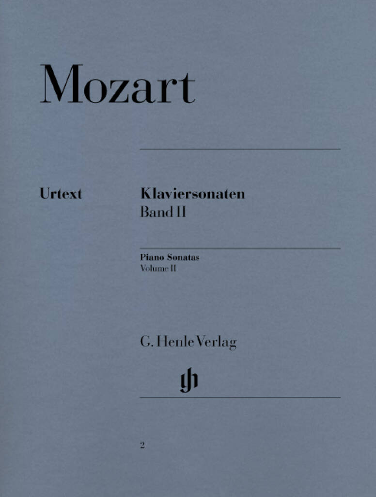 MOZART SONATAS 2 PIANO HENLE URTEXT