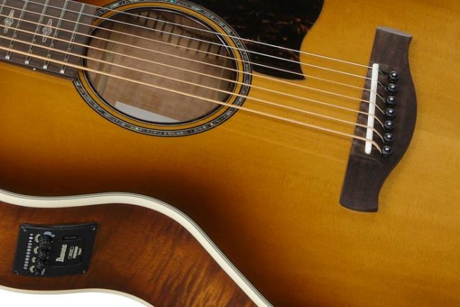 Ibanez AE3007FMH-TBH 7-kielinen akustinen k