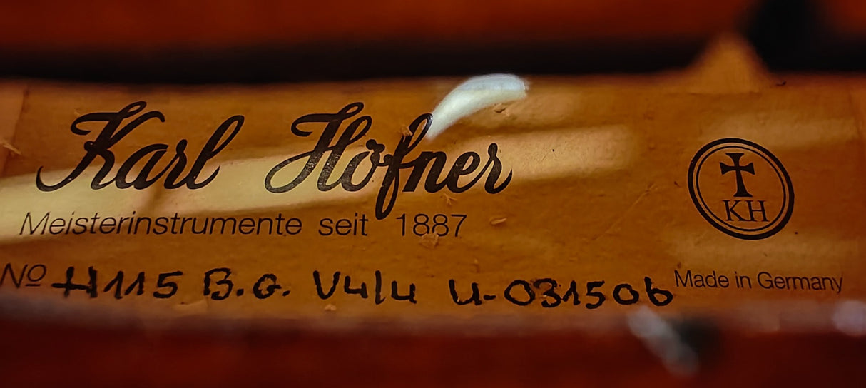 HÖFNER H115VBG VIULUSARJA (MYYNTITILI)