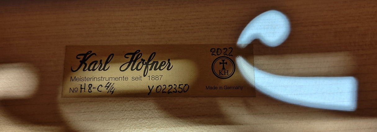 HÖFNER H8C SELLOSARJA (MYYNTITILI)