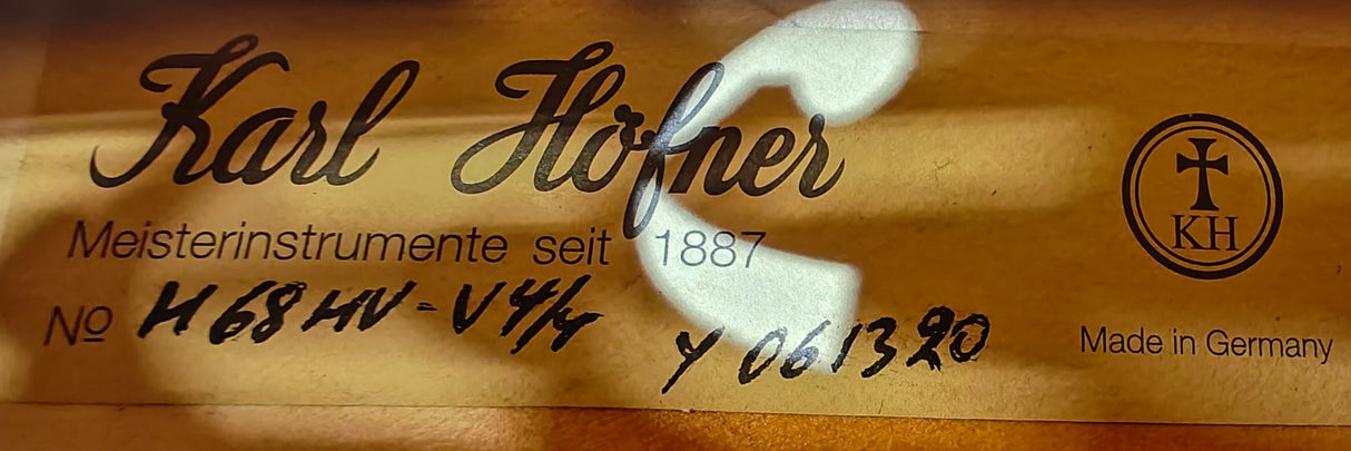 HÖFNER H68HV 16" ALTTOVIULUSARJA (MYYNTITILI)